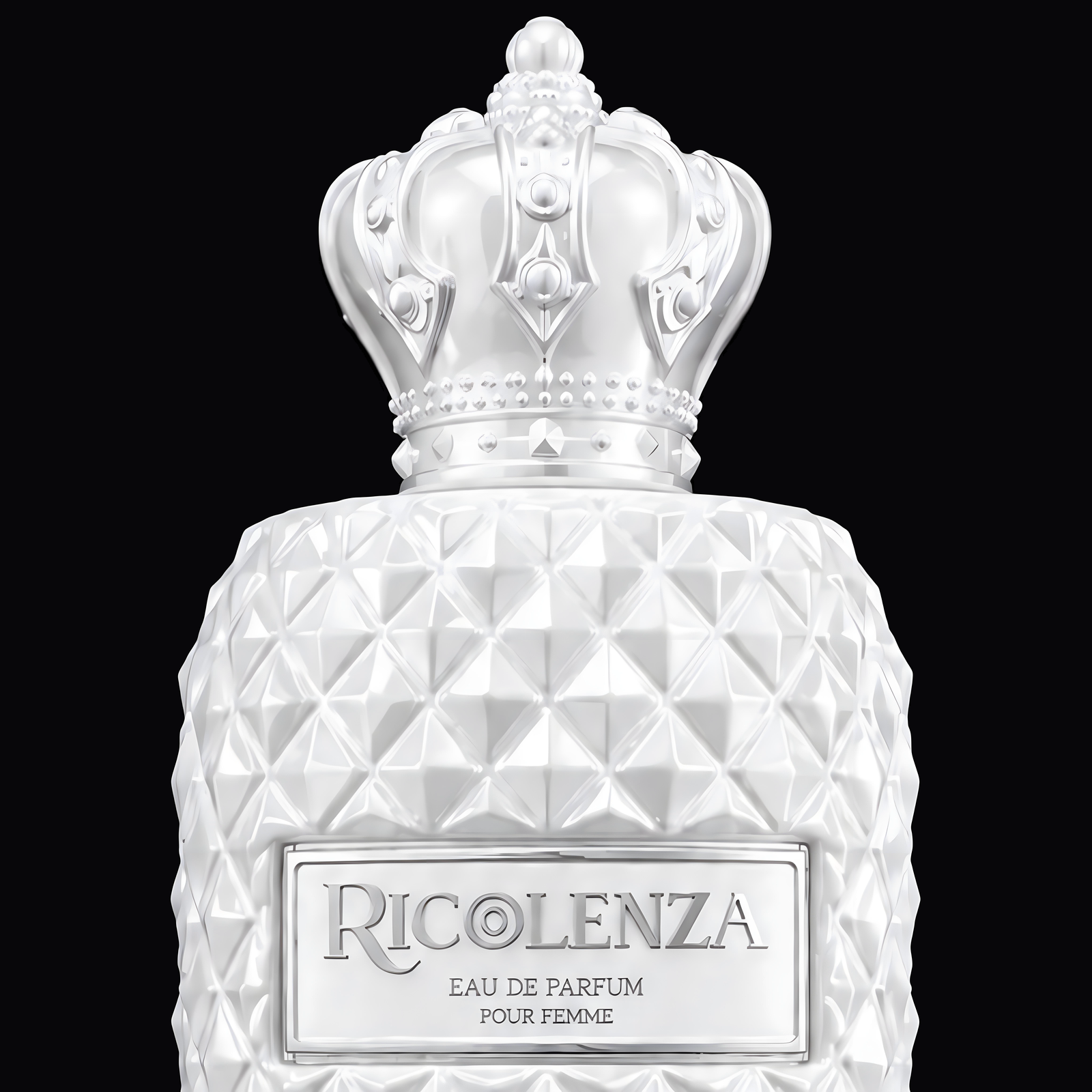 RICCOLENZA BIANCO SUBLIME — the crown, the shoulder and the plate.